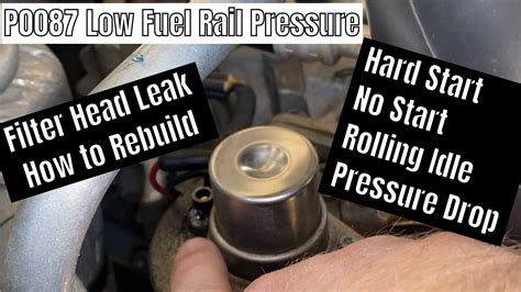 The pump is at the engine, not in the tank like a lot of people think. . Duramax low fuel rail pressure during power enrichment
